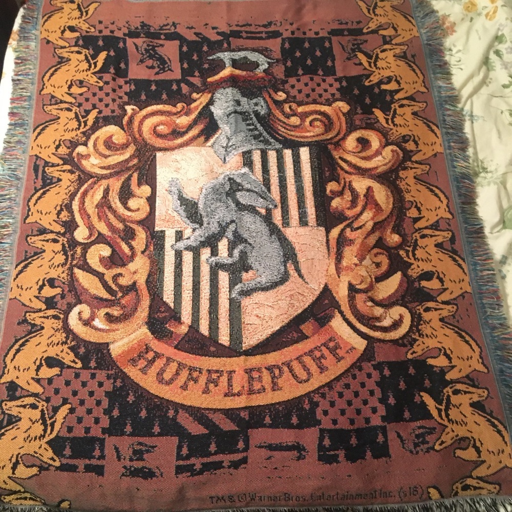 Hufflepuff Throw Blanket